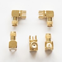 Female Jack 90 Degree RF SMA Connector for PCB Mount