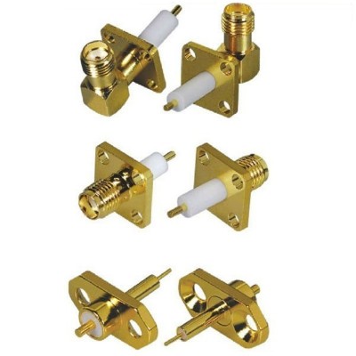 6-18GHz RF Coaxial SMA Connector for PCB Mount and Cable