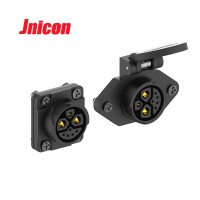 High Quality Jnicon M23 2+1+5pin Waterproof Panel and Cable Connector for Electric Motor Car